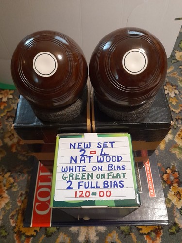 Woods crown green bowls - 2-4,
