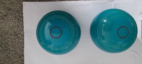 Pair crown green bowls - ,