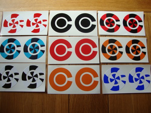 Crown green bowls - 16, stickers