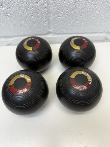 Black crown green bowls - black, x4