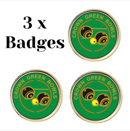 Crown green bowls - 3,