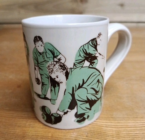 Crown green bowls mug - green,